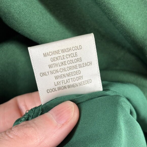 Modcloth Solid Green Retro Midi Dress with Pockets Women's Plus Size 1X NEW - Picture 8 of 8